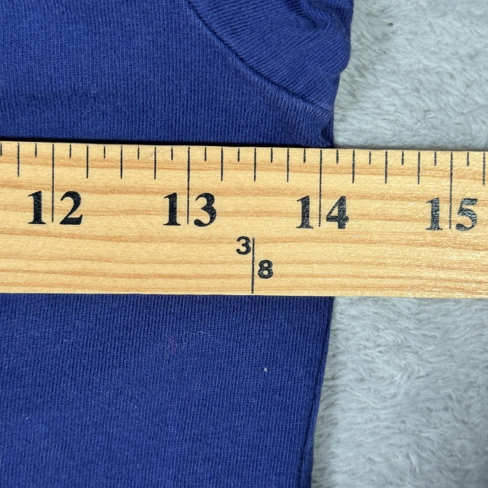 Polo Ralph Lauren Shirt Kids 6‎ Blue P Logo Graphic Tee Casual Varsity T-Shirt - Picture 3 of 6
